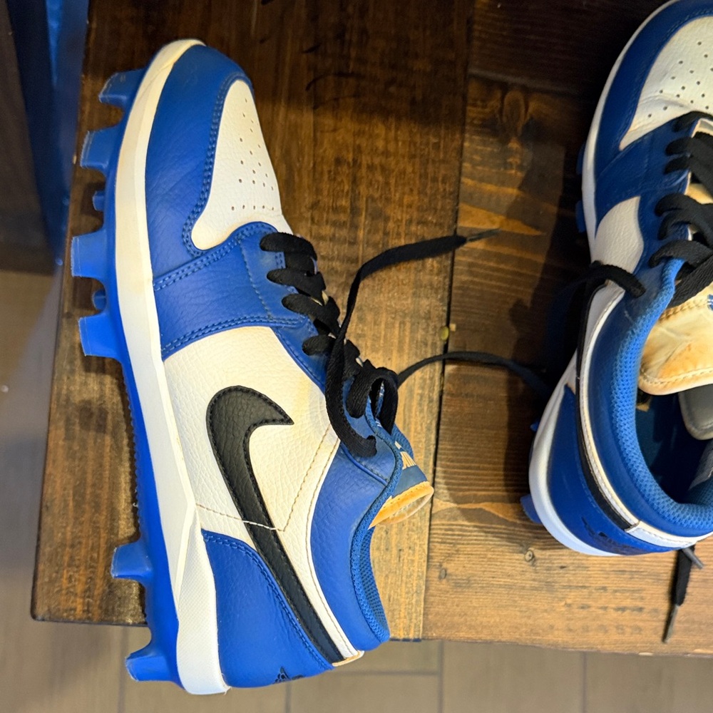 Nike Kids Blue and White cleats